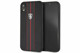 Ferrari Zwart Urban Off Track backcover voor iPhone XR