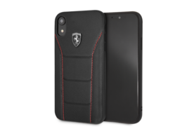 Ferrari silicone backcover voor iPhone XR - Black