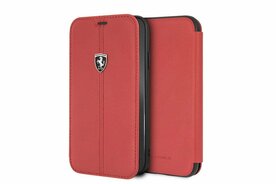 Ferrari Book case voor Apple iPhone XR - Rood