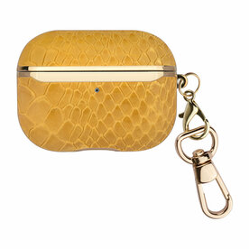 UNIQ Airpods Pro Case - Snake Leather Geel