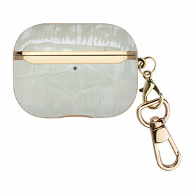 UNIQ Airpods Pro - Croco Leather Groen