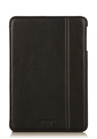 Knomo Folio Case Leather Black voor iPad mini