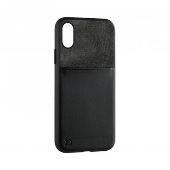 XQISIT Card Case for iPhone X/Xs black