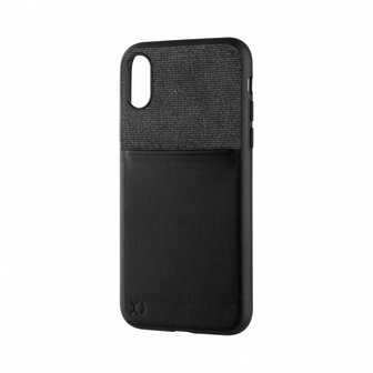 XQISIT Card Case for iPhone XS Max black