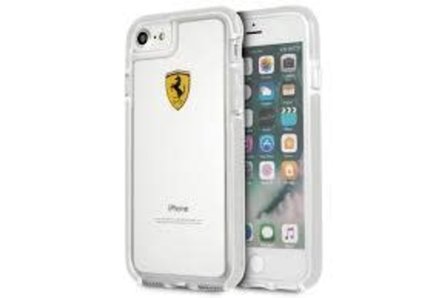 Ferrari Backcover voor Apple iPhone 7-8 - Transprant