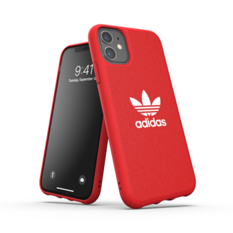 Adidas OR Moulded Case CANVAS (rood) voor iPhone 11