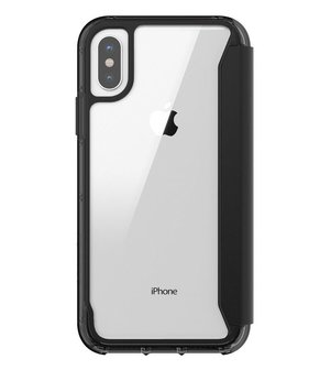 Griffin Zwart Survivor Clear Wallet iPhone X 