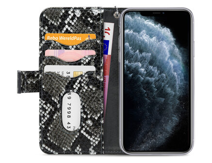 Mobilize 2in1 Gelly Wallet Zipper Case Apple iPhone 11 Pro Max Black/Snake