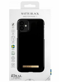 iDeal of Sweden iPhone 11 Fashion Case Matte Black
