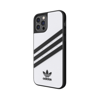 Adidas OR Moulded Case PU FW20/SS21 for iPhone 12 / 12 Pro white/black