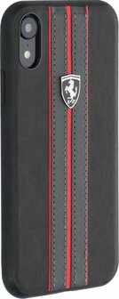 Ferrari iphone XR hoesje - Zwart - Kunstleer- Urban Off track