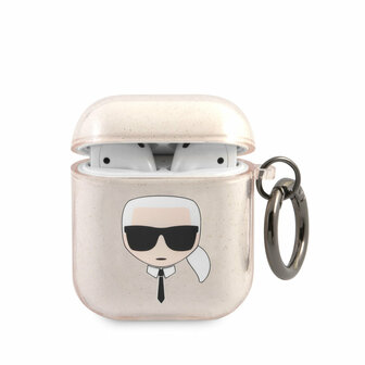 Karl Lagerfeld Airpods - Airpods 2 Case - Glitter - Karl - Goud