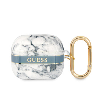 Guess Airpods - Airpods 3 Case - Marble - blauw