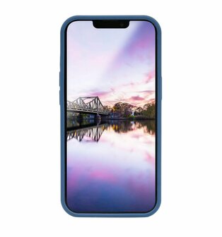 JT Berlin Liquid Siliconen case STEGLITZ voor iPhone 13 Pro (blauw)