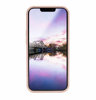 JT Berlin Liquid Siliconen case STEGLITZ voor iPhone 13 Pro (rose zand)