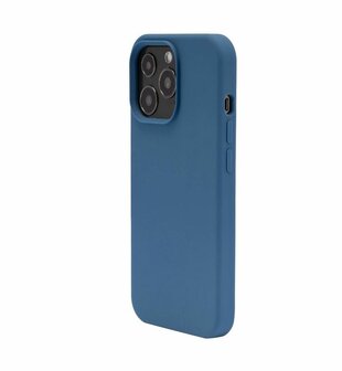 JT Berlin Liquid Siliconen case STEGLITZ voor iPhone 13 Pro Max (Blauw)