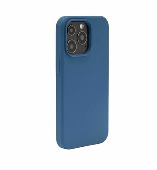 JT Berlin Liquid Siliconen case STEGLITZ voor iPhone 13 Pro Max (Blauw)