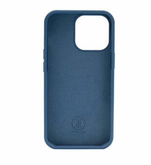 JT Berlin Liquid Siliconen case STEGLITZ voor iPhone 13 Pro Max (Blauw)