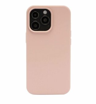 JT Berlin Liquid Siliconen case STEGLITZ voor iPhone 13 Pro Max (rose zand)