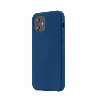 JT Berlin Liquid Siliconen case STEGLITZ voor iPhone 12 mini (blauw)