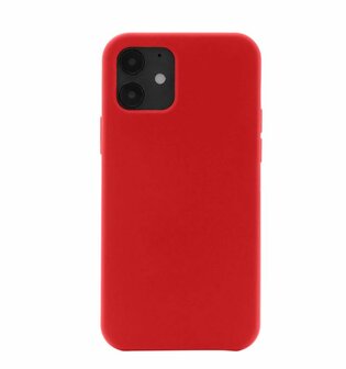 JT Berlin Liquid Siliconen case STEGLITZ voor iPhone 12 mini (rood)