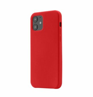 JT Berlin Liquid Siliconen case STEGLITZ voor iPhone 12 mini (rood)