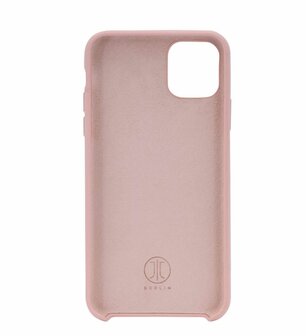 JT Berlin Liquid Siliconen case STEGLITZ voor iPhone 12 mini (rose/zand)