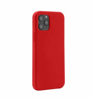 JT Berlin Liquid Siliconen case STEGLITZ voor iPhone 12 / 12Pro (rood)