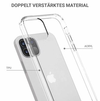 JT Berlin BackCase Pankow clear voor iPhone 13 / 14 / 15 (transparant)