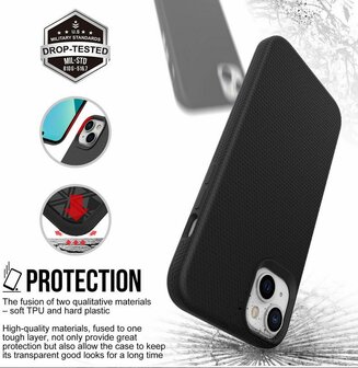 JT Berlin Pankow Solid Backcover Apple iPhone 14 Pro Max Zwart