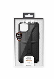 UAG Urban Armor Gear Monarch Case voor Apple iPhone 14 Plus carbon fiber