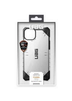 UAG Urban Armor Gear Plasma Case voor Apple iPhone 14 Plus, ice (transparant) 