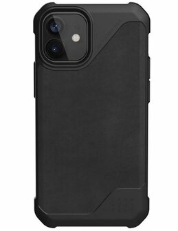 UAG Hard Case Metropolis LT Leather Black Apple iPhone 12 Mini