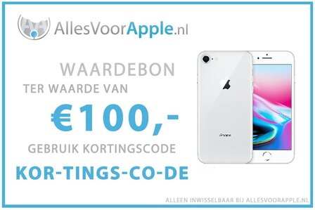 AllesVoorApple.nl &euro;100,- Cadeaubon
