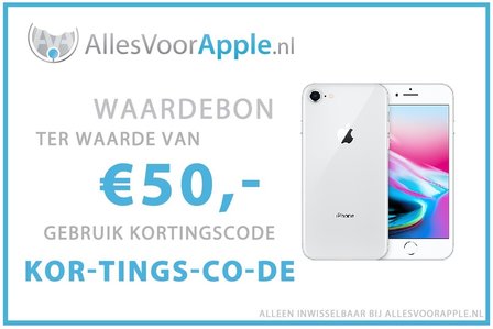 AllesVoorApple.nl &euro;50,- Cadeaubon