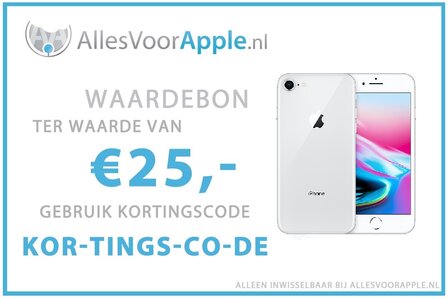 AllesVoorApple.nl &euro;25,- Cadeaubon