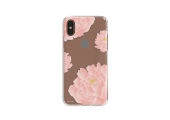 FLAVR iPlate Pink Peonies case voor iPhone X/Xs (kleurrijk)