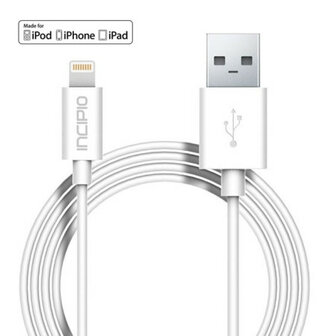 Incipio USB kabel Charge/Sync Lightning 1m (wit)