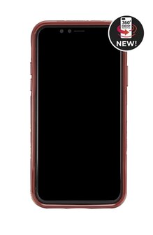 Richmond &amp; Finch Red Floral - Gold Details iPhone X