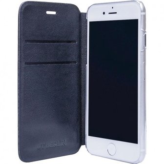 JT Berlin FolioCase Sch&ouml;neberg voor Apple iPhone 8 Plus en 7 Plus (zwart)