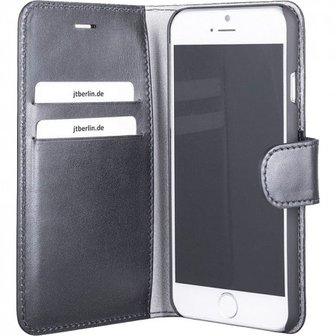 JT Berlin LeatherBook Style voor de iPhone 8 Plus/ 7 Plus (zwart)