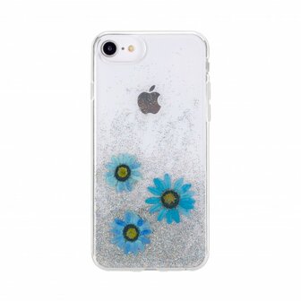 FLAVR iPlate Real Flower Julia (blauw) 