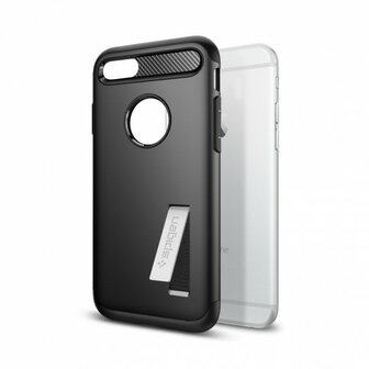 Spigen Slim Armor (zwart) voor iPhone 7 en 8