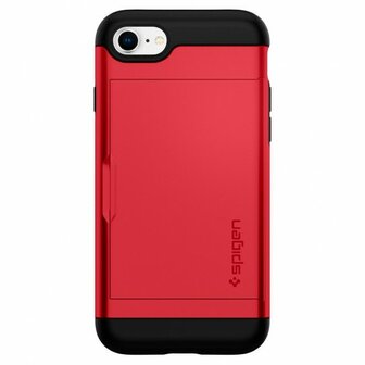 Spigen Slim Armor CS (rood) voor iPhone 7 / 8