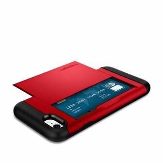Spigen Slim Armor CS (rood) voor iPhone 7 / 8