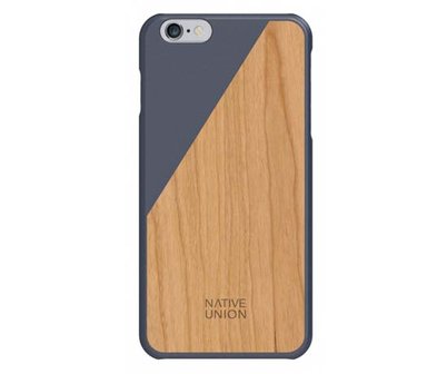 Native Union CLIC Wooden Case Marine / Cherry