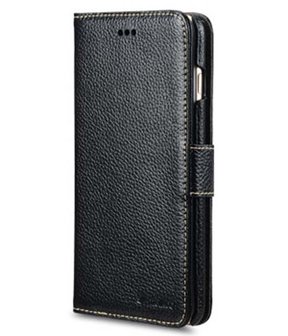 Melkco Premium Leather Wallet Case Black