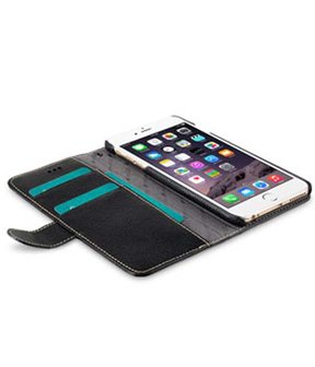 Melkco Premium Leather Wallet Case Black