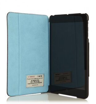 Knomo Folio Case Leather Black voor iPad mini