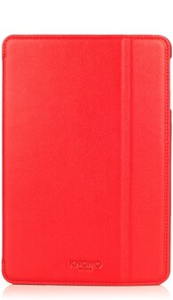 Knomo Folio Case Leather Scarlet Red voor iPad mini 